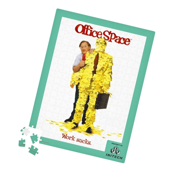 NEW Office Space Movie 500 Piece Jigsaw Puzzle Retro Blockbuster Case - Picture 3 of 3